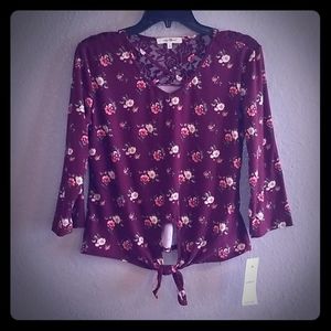 Cute New Floral Lace Bouse